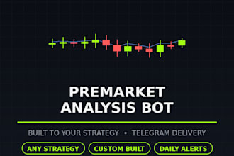 build you a custom premarket trading analysis bot