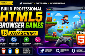build professional HTML5 browser games using javascript