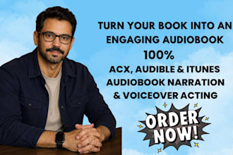 record american male voiceover audiobook to acx and audible, audiobook narrator