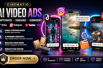 create ai product video, ai commercial video, ai product ads, ai commercial ads