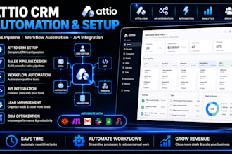 setup and automate attio CRM for your sales pipeline and API integration