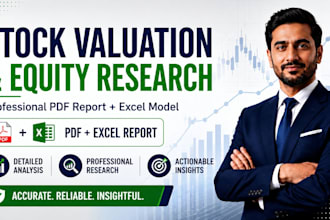 write a stock valuation and equity research report