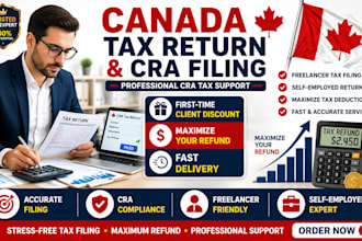 file canada taxes, cra returns, self employed freelancer tax