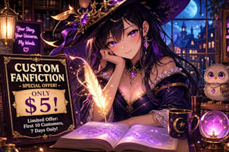 write custom steamy fanfiction, high heat narrative, or intense romantic story