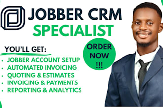 be your jobber expert, jobber crm setup, jobber automation, jobber integration