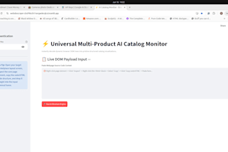ai website product tracker app