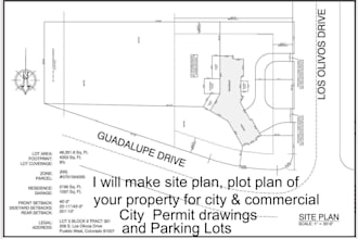 make site plan, plot plan of your property