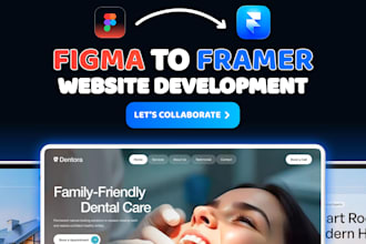 figma to framer, framer website design, framer landing page, figma to webflow