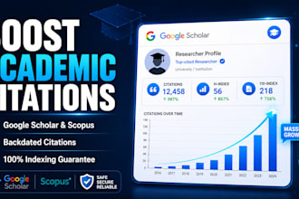 increase google scholar citation, backdate citation, scopus citation