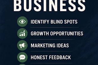 review your business idea and provide growth opportunities