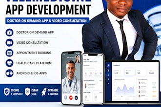 develop telemedicine app, doctor on demand app with video consultation