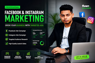 be your facebook adn instagram ads expert and meta ads manager