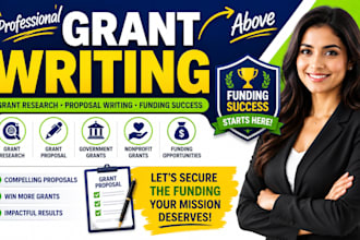 do professional grant writing, grant research and grant proposal