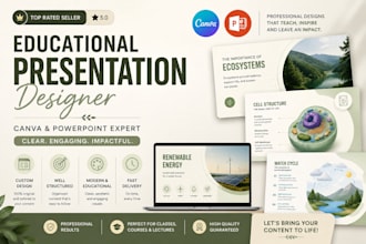 design professional educational presentations in canva