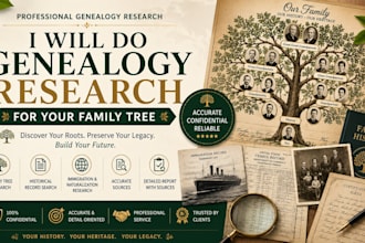 do genealogy research for your family tree