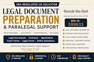 prepare legal documents contracts agreements and forms
