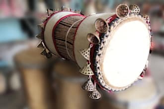 create a talking drum, djembe, shekere, udu, mbira, kora, balafon, and kalimba