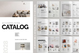 design mordern wholesale catalog, retail catalogue b2b product lookbook catalogo