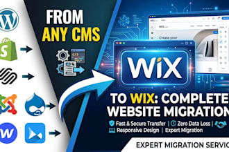 convert any website to responsive wix studio website