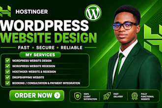 hostinger wordpress website hostinger website design hostinger design redesign