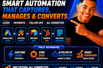 google ads jotform ai automation airtable hubspot paystack follow up integration