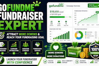 create a gofundme fundraiser that attracts donors