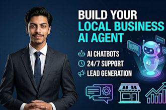 build an ai agent and ai chatbot for local business