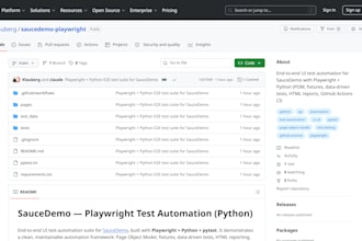 create automated playwright tests for your web app in python