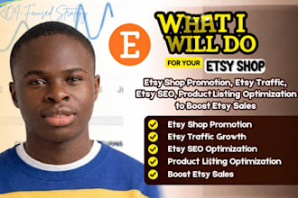 do etsy shop promotion etsy traffic marketing SEO listing to boost etsy sales