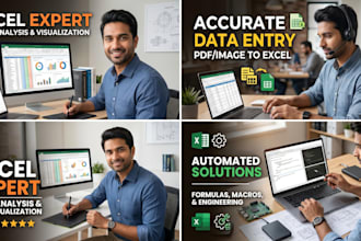be your professional excel expert for data analysis and automation