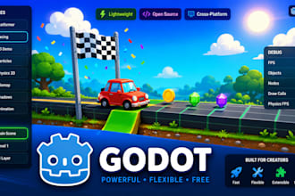 develop a godot 2d or 3d game prototype for PC, mobile, web, and multiplayer