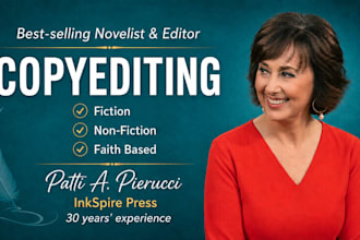 copy edit your fiction or nonfiction for grammar and voice
