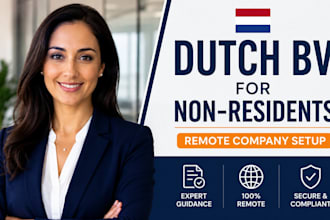 register a netherlands bv company remotely for non residents
