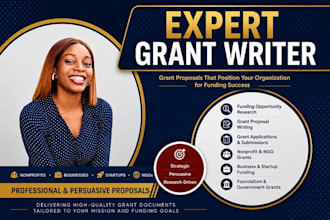 do grant writing, grant proposal, grant research and grant application