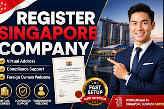 register singapore company with virtual address and compliance support