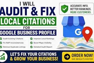 audit and fix local citations for google business profile