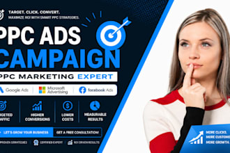 setup and optimize highly google ads PPC campaign email marketing flows SEM