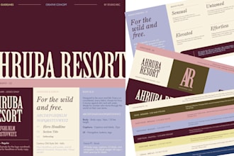 design your brand identity, logo and brand guidelines