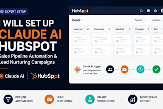 set up claude ai hubspot sales pipeline automation and lead nurturing campaigns