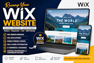 revamp wix website do wix development redesign wix website redesign wix website