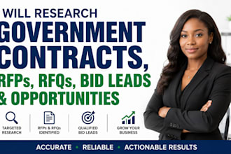 research government contracts, rfps, rfqs, bid leads and opportunities