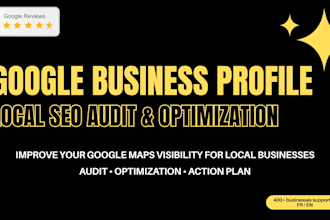 audit and optimize your google business profile for local SEO