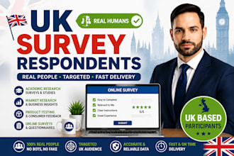 provide UK survey respondents for market research studies