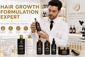 formulate hair growth, anti hair loss and scalp care products