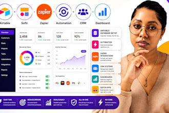 setup airtable monday com baserow coda database systems dashboards softr expert