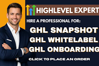 setup ghl snapshot ghl whitelabel ghl onboarding ghl crm ghl calendar setup