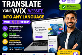 translate your wix website into any language with SEO setup