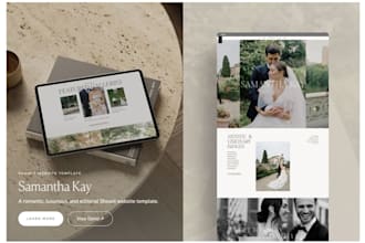 design showit website, customize showit template