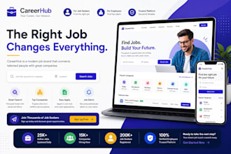 build job portal job board website recruitment website staffing agency website