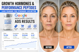 set up gmc for peptide growth and performance supplement product for approval